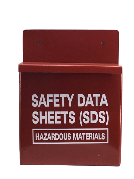 Safety Data Sheets SDS Metal Box (Hazardous Materials)